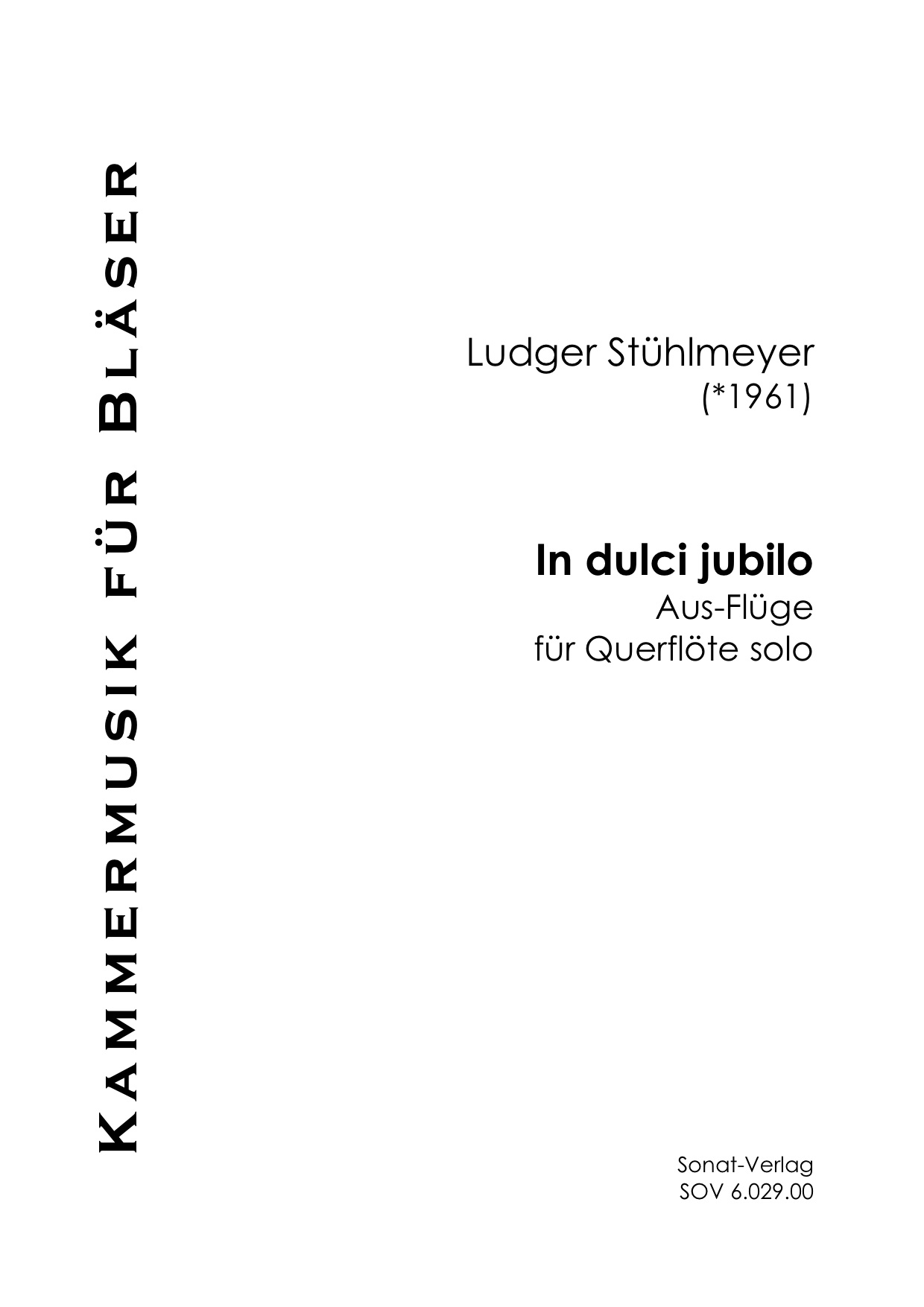 In dulci jubilo - Aus-Flüge für Querflöte solo